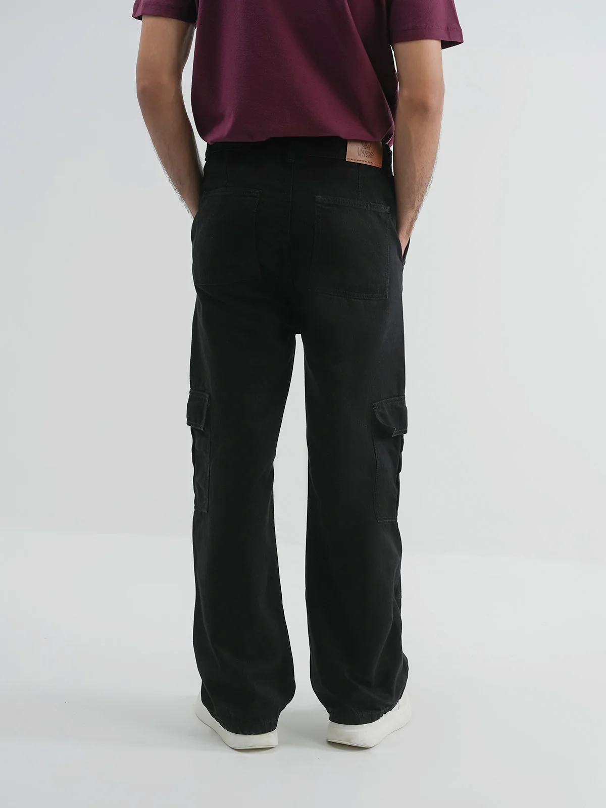 "JOSEPH" Cargo Fit Denim Jeans - Image 4