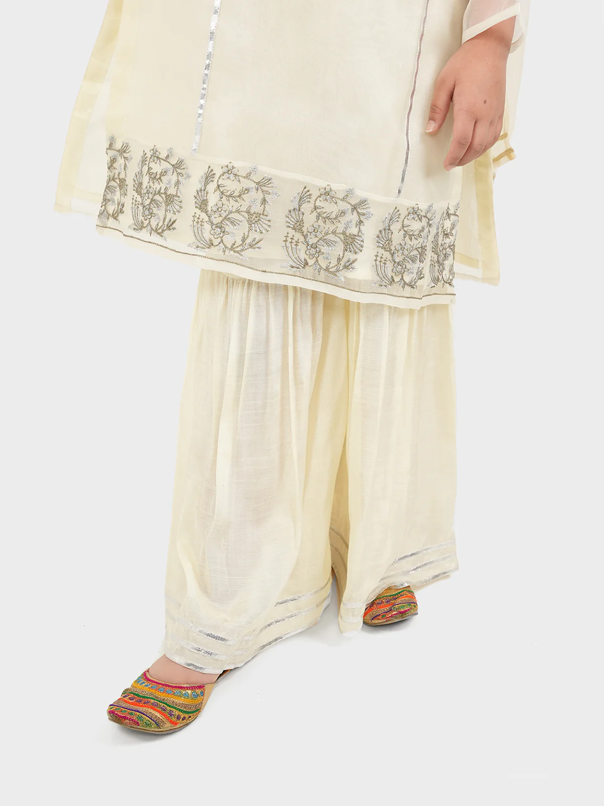 "JUMALA" Stylish Organza Three Piece Suit - Image 3