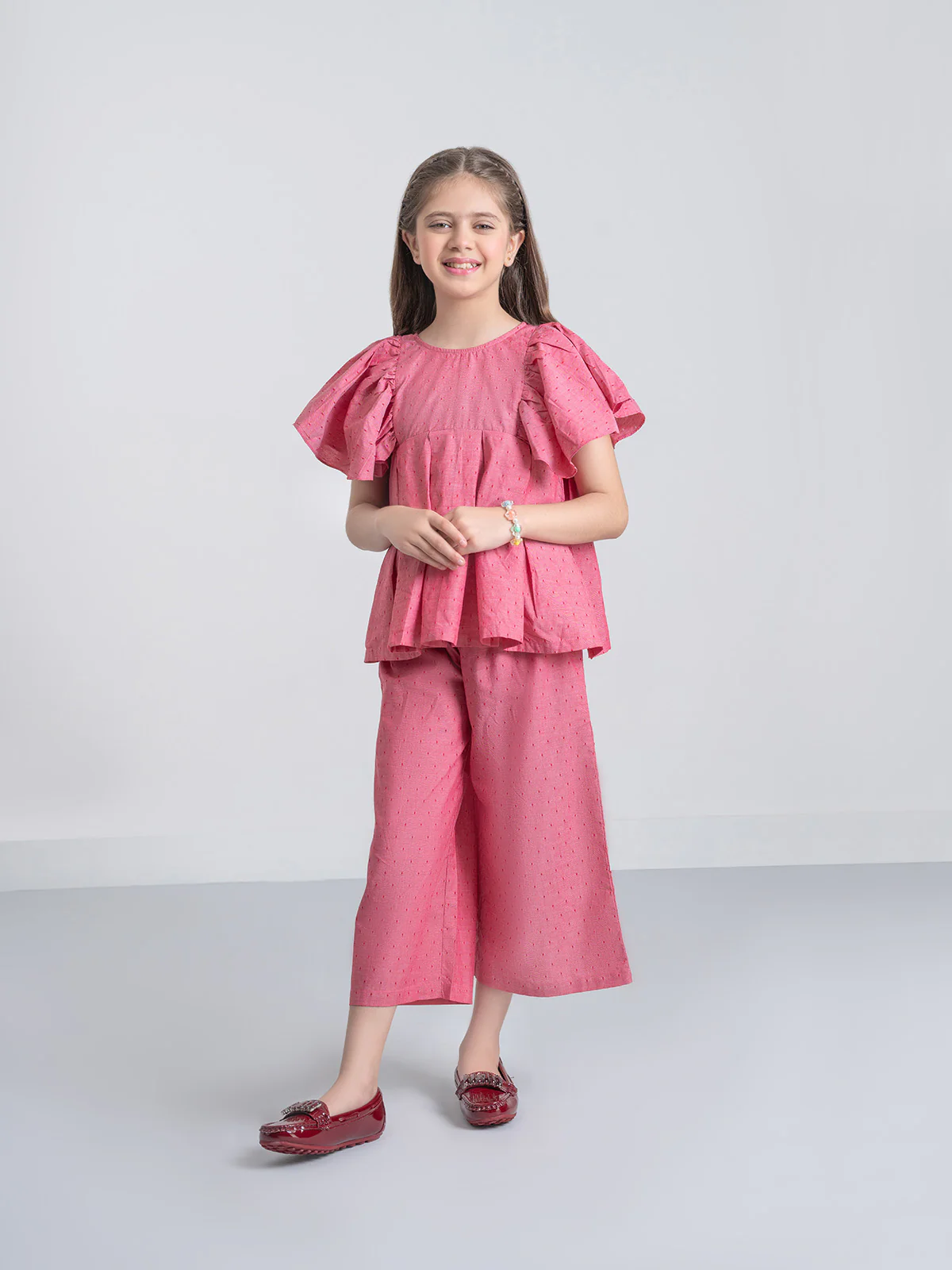 "KAGISO" Textured Regular Fit Co-Ord Set