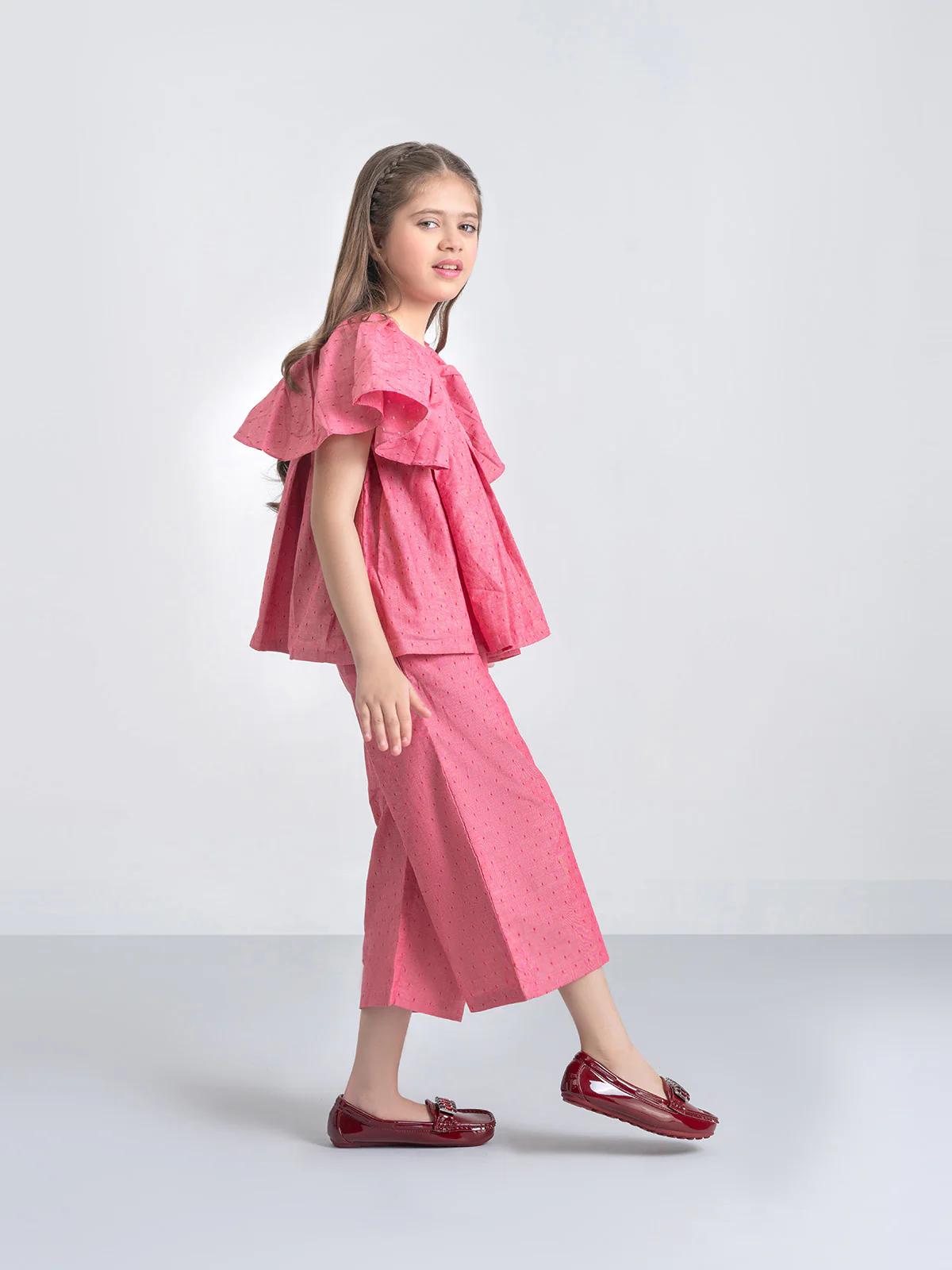 "KAGISO" Textured Regular Fit Co-Ord Set - Image 4