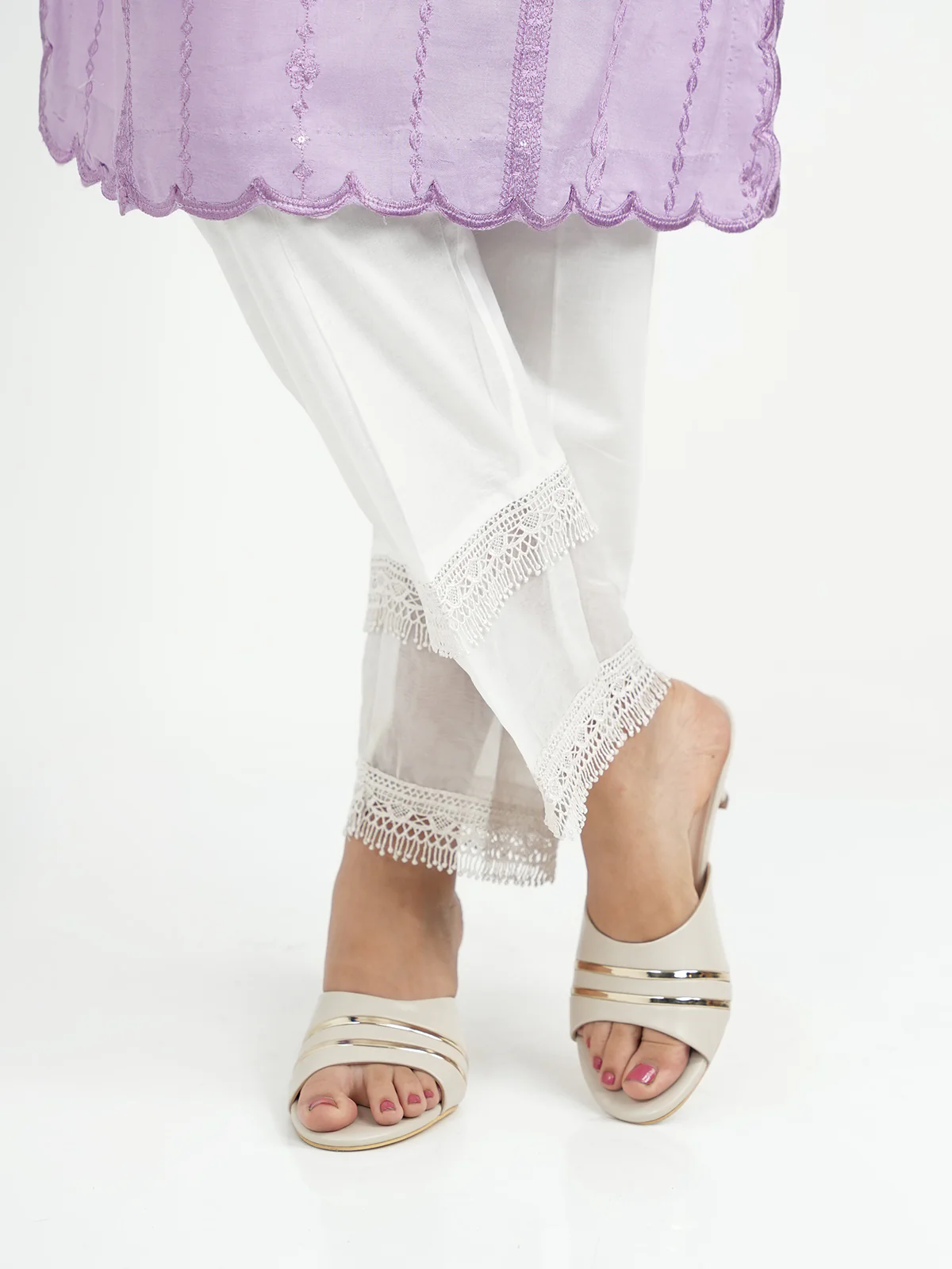 "KAMDYN" Casual Embroidered  Trouser - Image 4