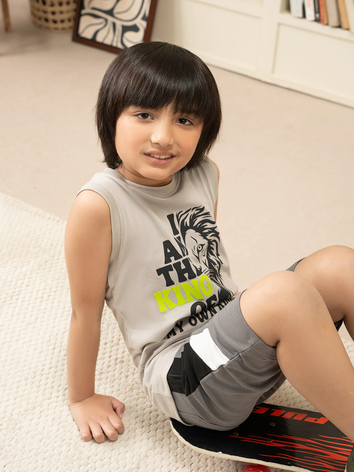 "KAORI" Cut & Sew Regular Fit Tank Top - Image 2