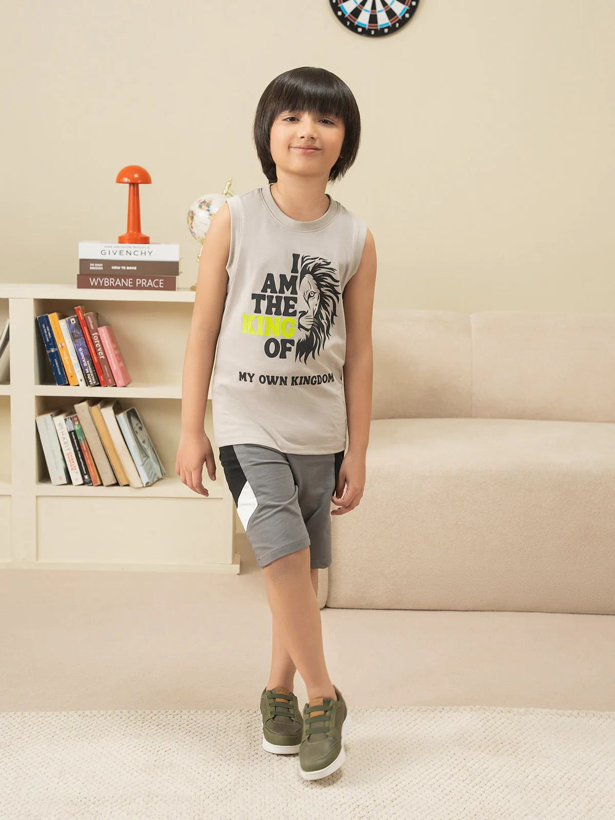 "KAORI" Cut & Sew Regular Fit Tank Top - Image 3