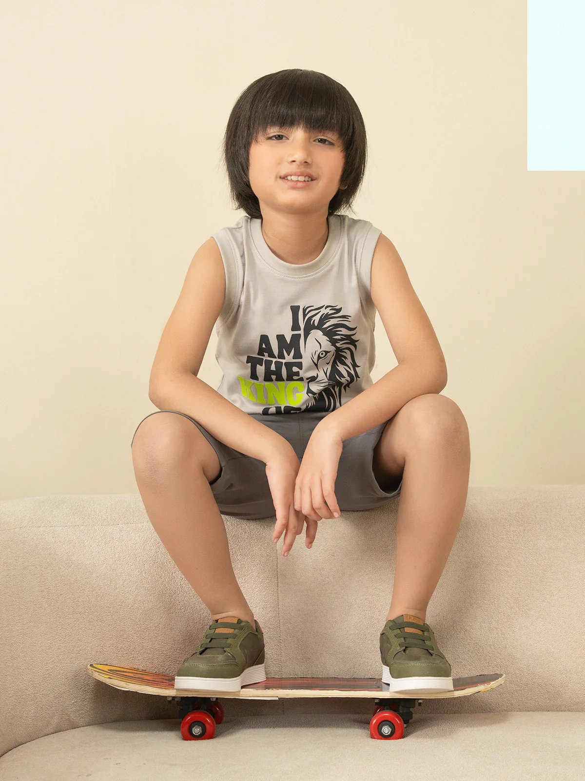 "KAORI" Cut & Sew Regular Fit Tank Top - Image 4