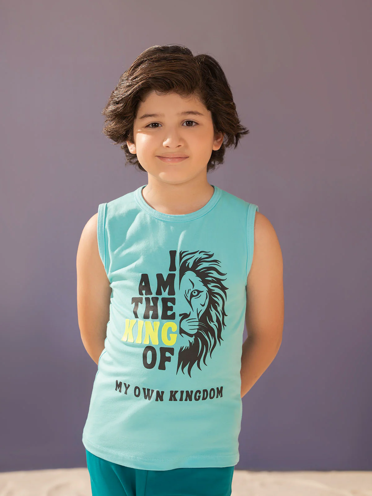 "KAORI" Cut &amp; Sew Regular Fit Tank Top - Image 3