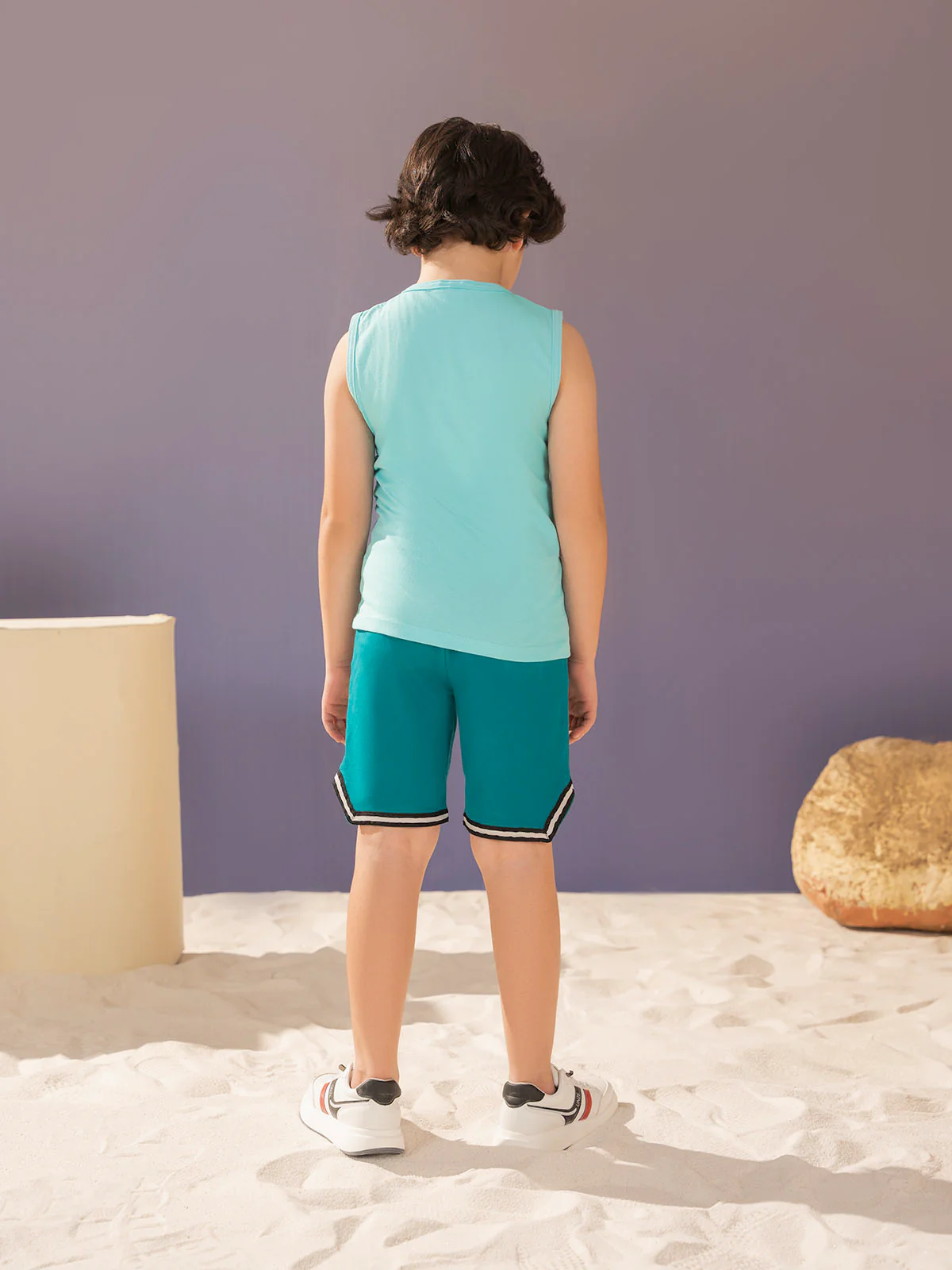 "KAORI" Cut &amp; Sew Regular Fit Tank Top - Image 5