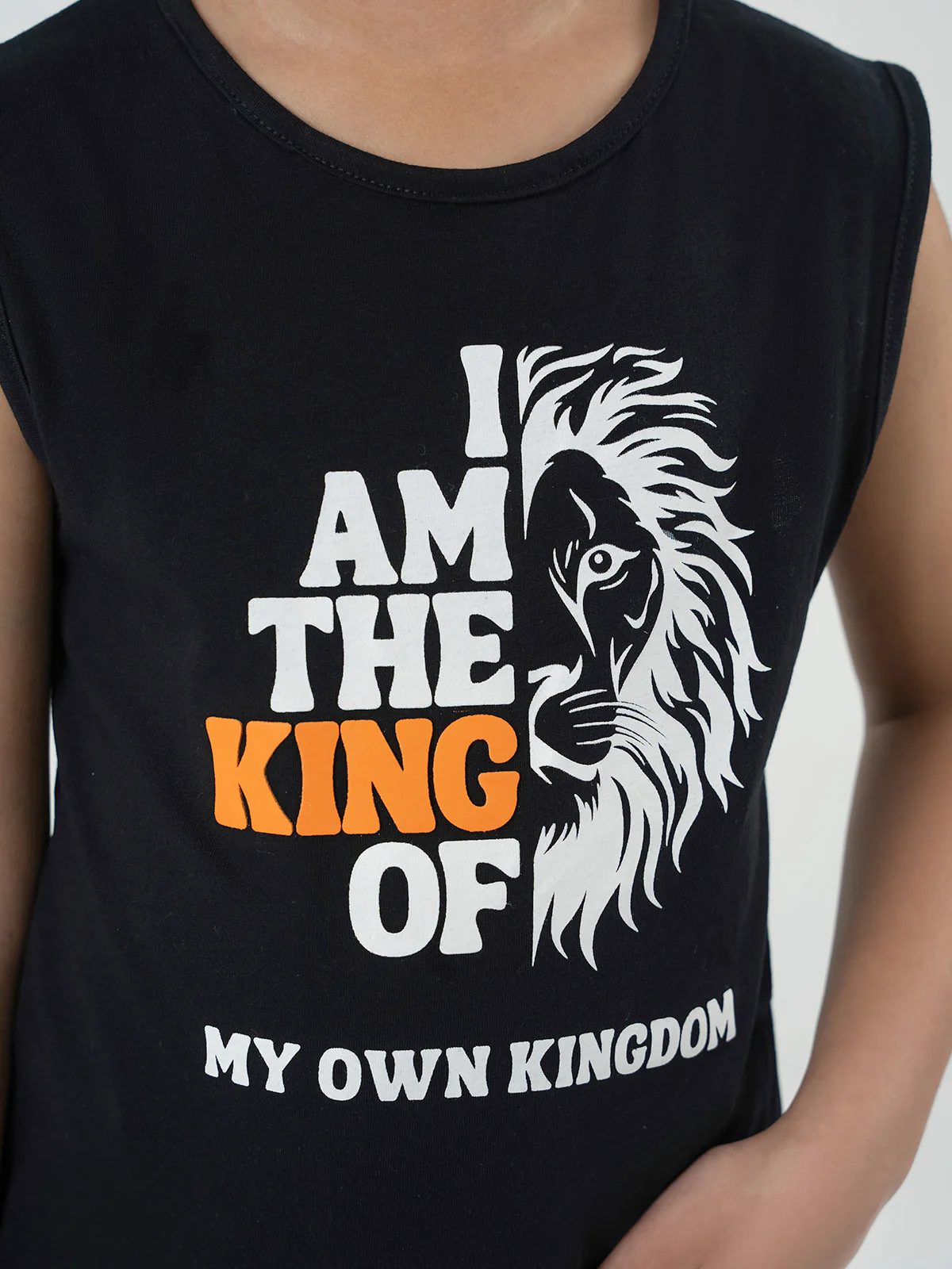 "KAORI" Cut & Sew Regular Fit Tank Top - Image 3