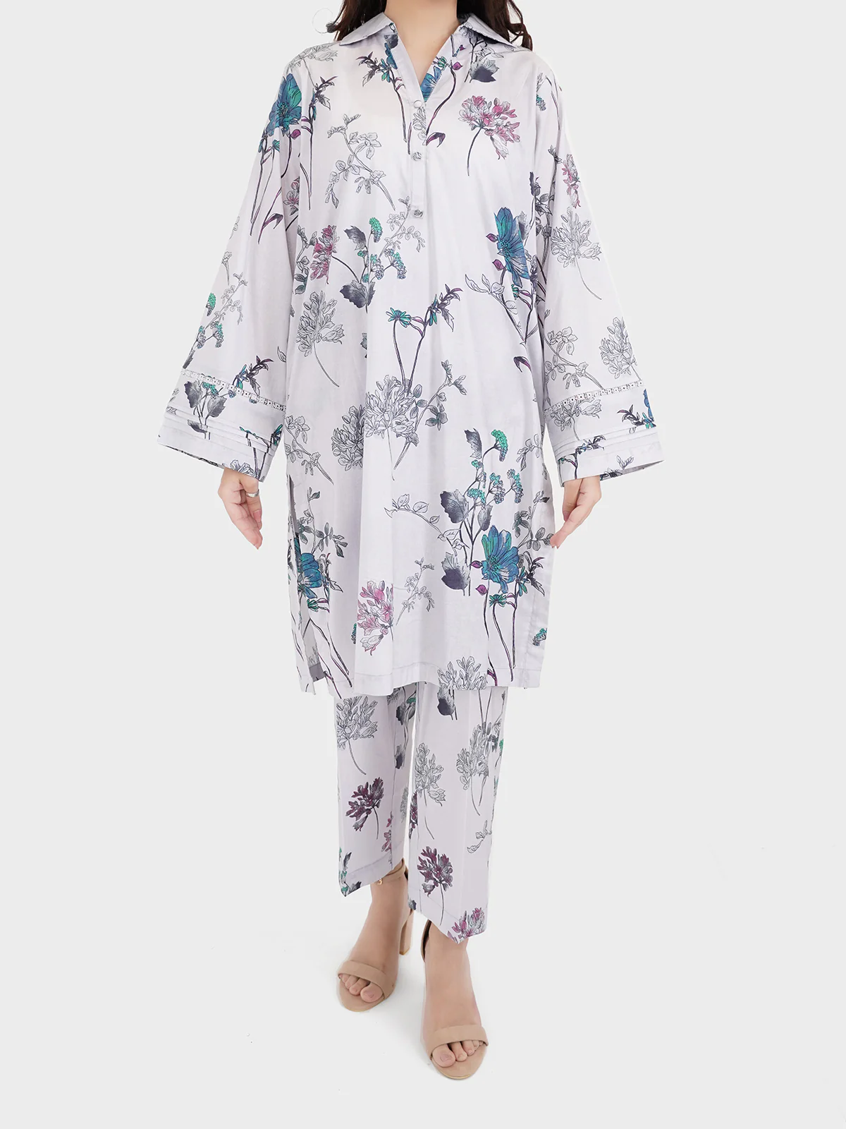 "KASUMI" Printed Two Piece Suit