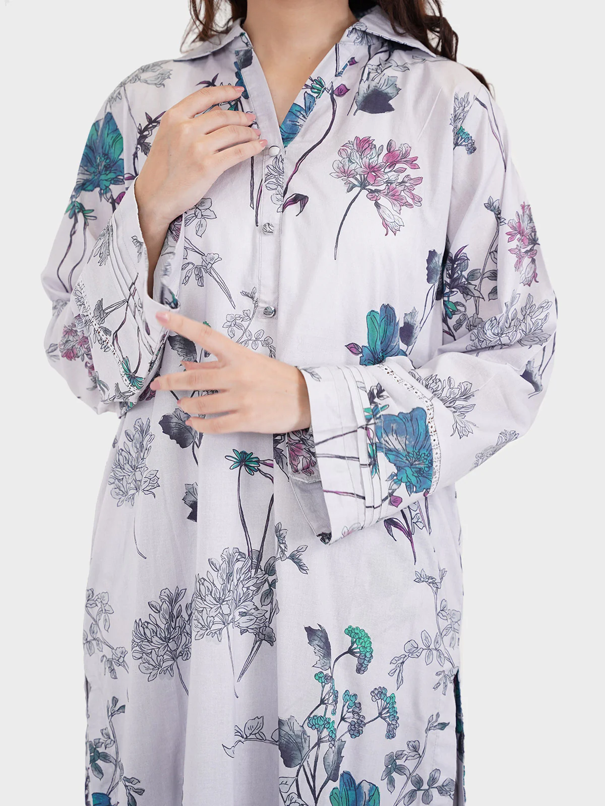 "KASUMI" Printed Two Piece Suit - Image 4