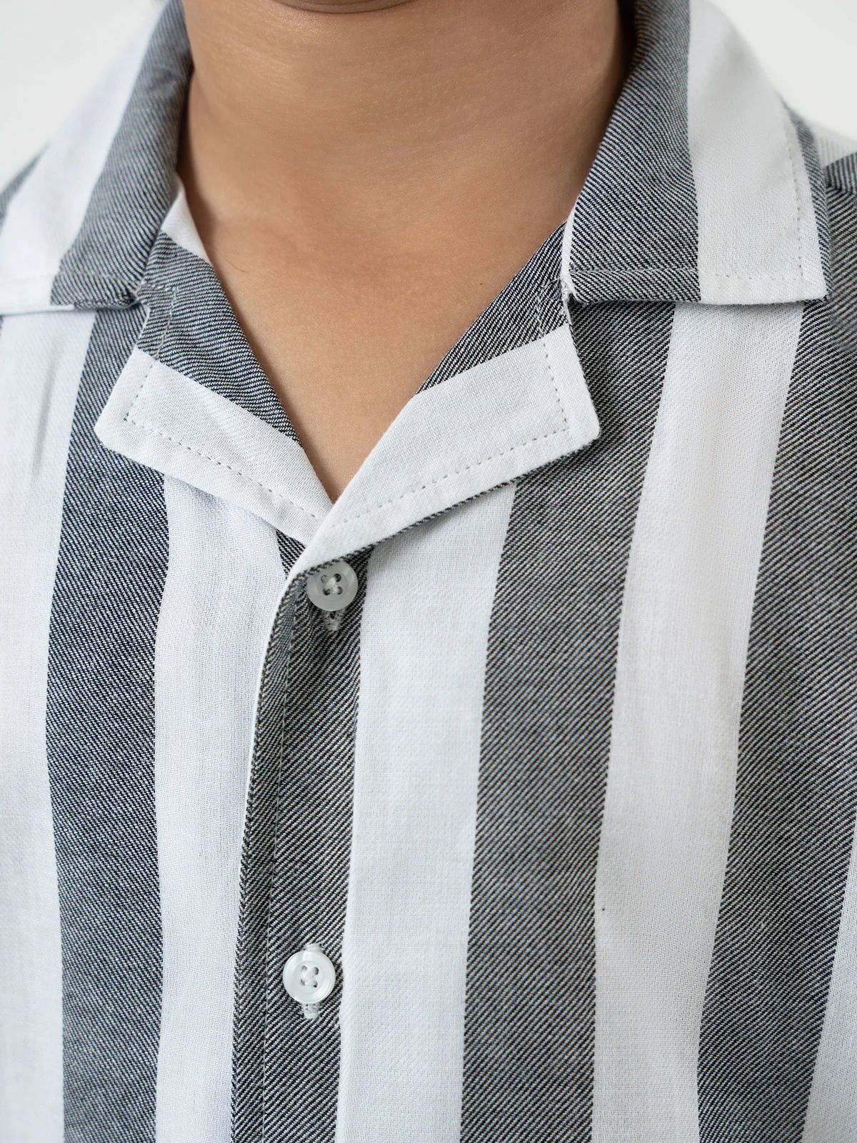"KATIE" Linning Regular Fit Cotton Shirt - Image 3