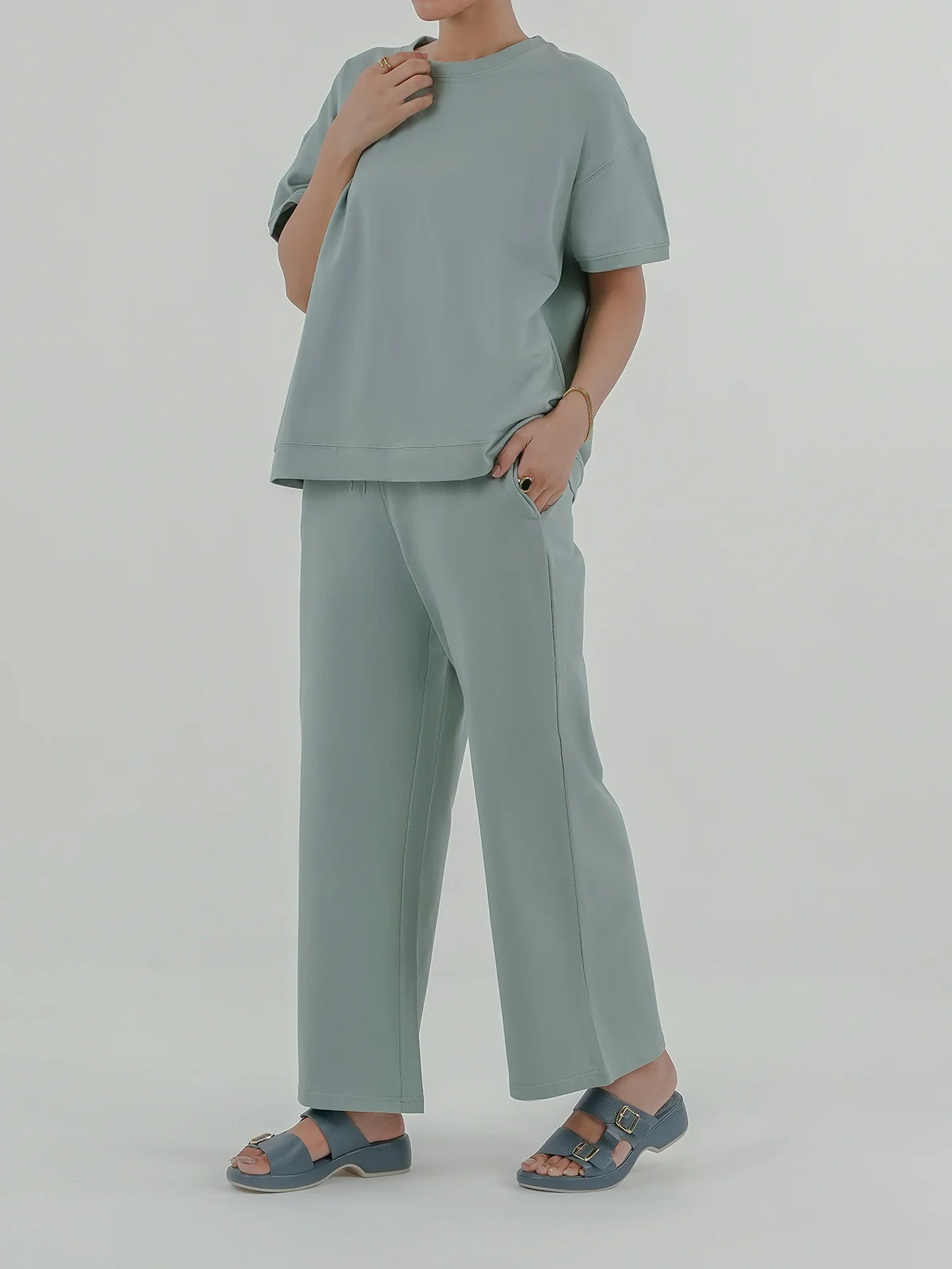 "KATOKA" Comfortable Regular Co-Ord Set - Image 4