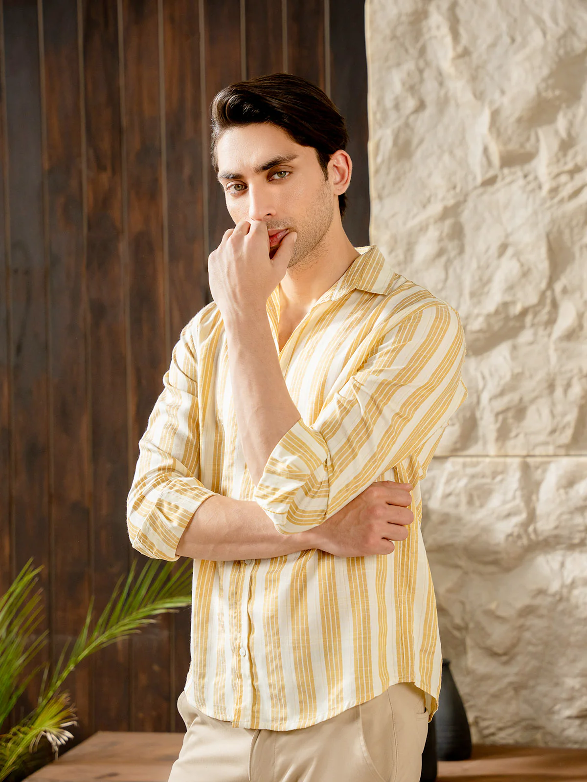 "KENNED" Regular Fit Check Casual Shirt - Image 3