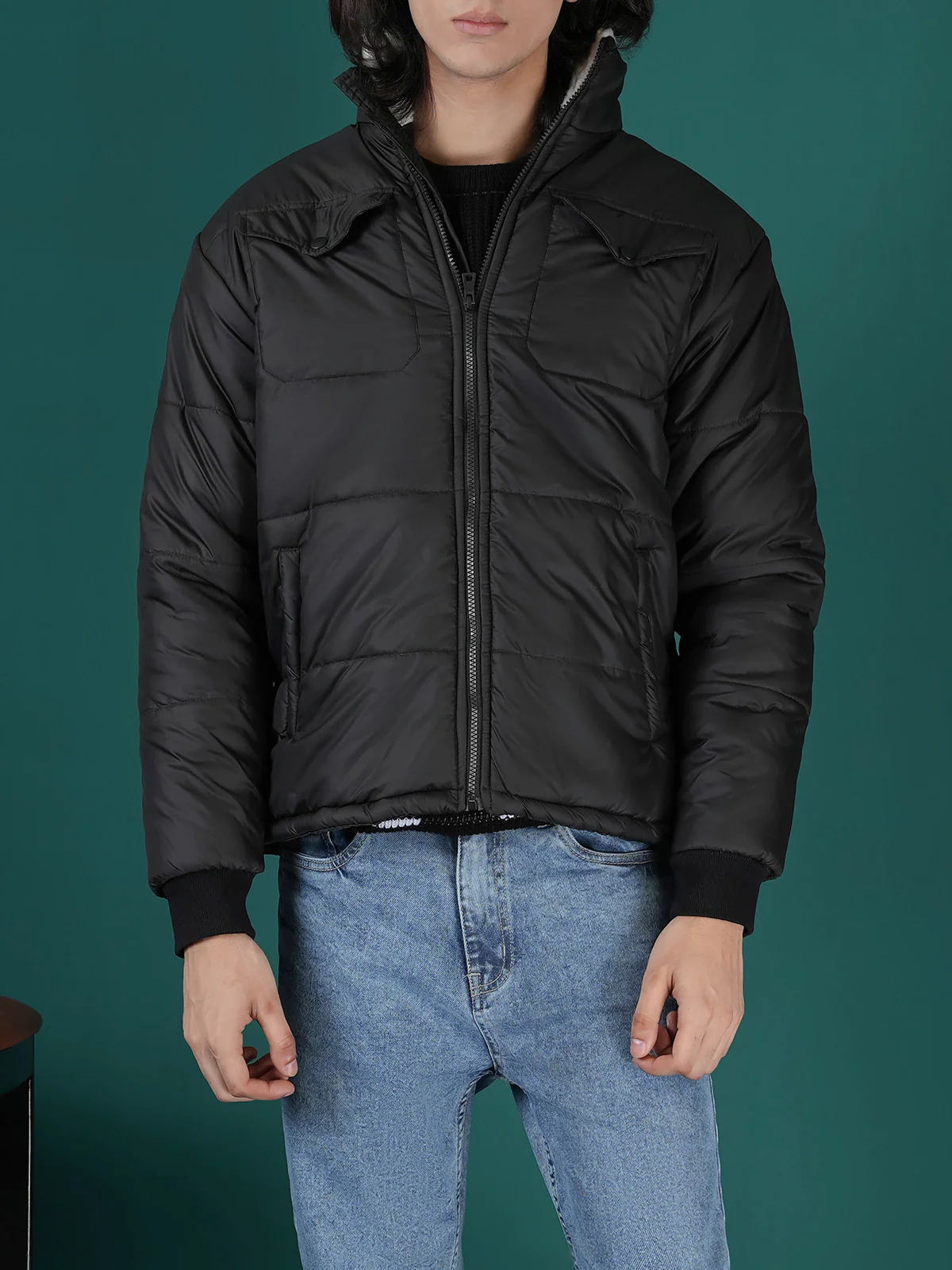 "KEPLER" Sherpa Lining Puffer Jacket