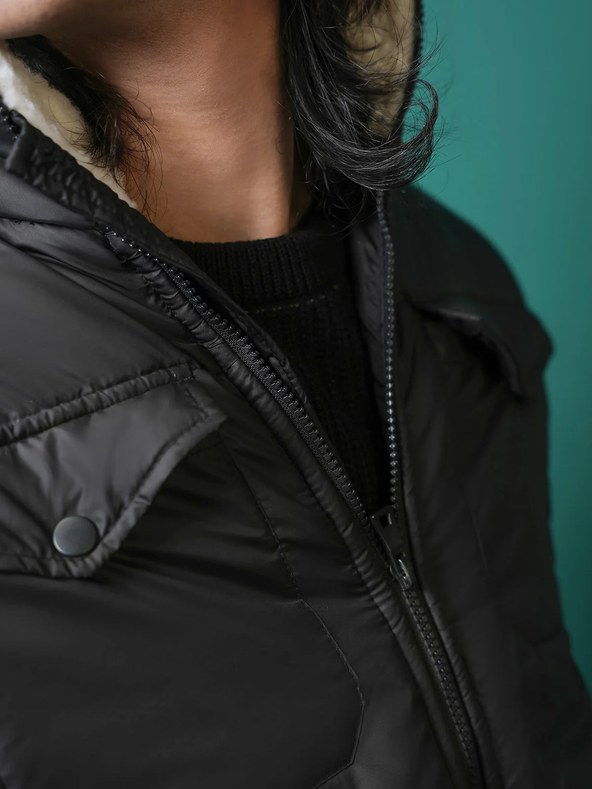 "KEPLER" Sherpa Lining Puffer Jacket - Image 3