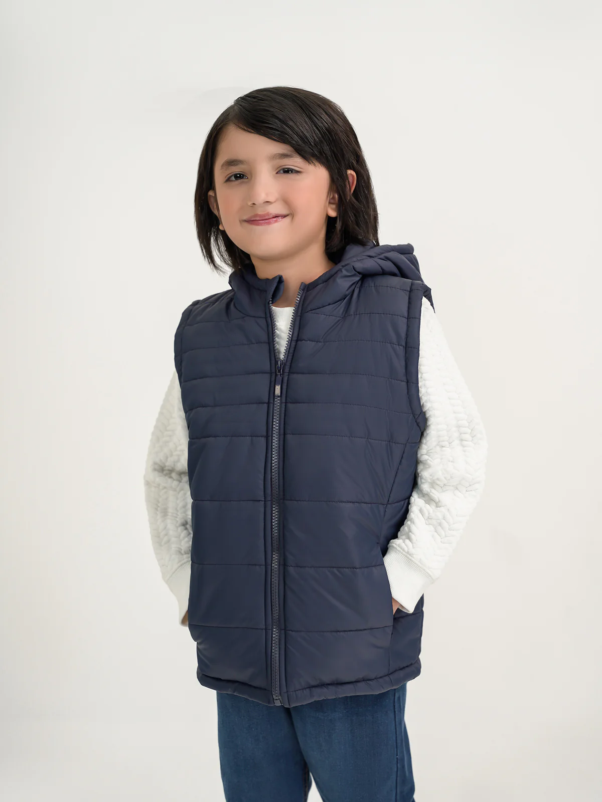 "KESHI" Sleeveless Puffer Jacket - Image 2