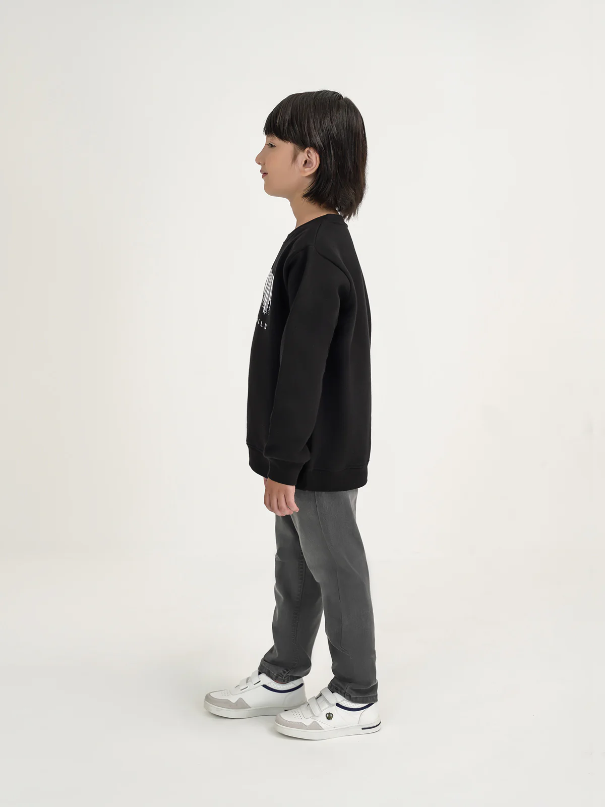 "GLEN" Playful Crew Neck Sweatshirt - Image 3