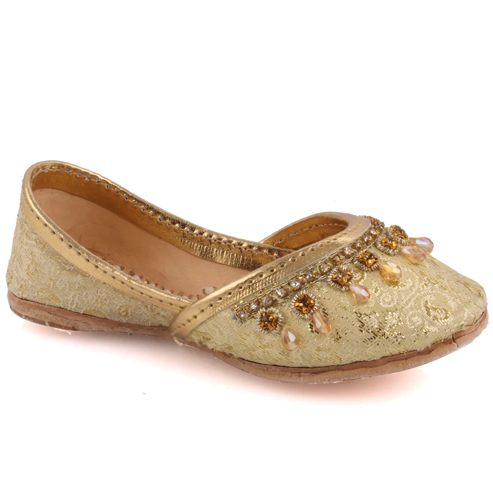 Kids ‘Toronet’ Embellished Indian Khussa Slippers