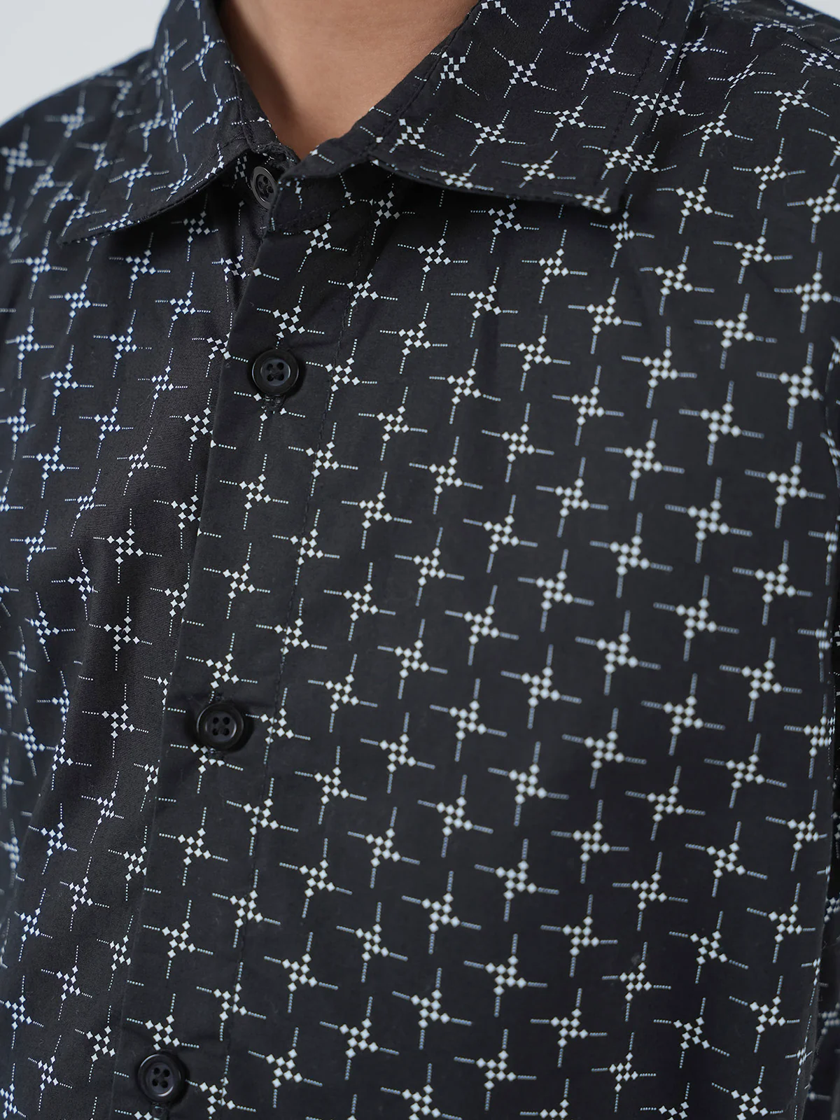 "KIMORA" Printed Regular Fit Casual Shirt - Image 3