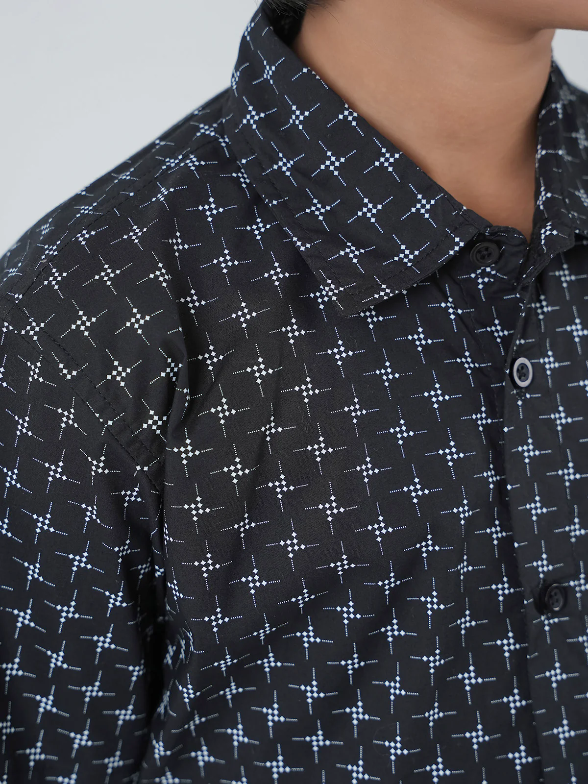 "KIMORA" Printed Regular Fit Casual Shirt - Image 4
