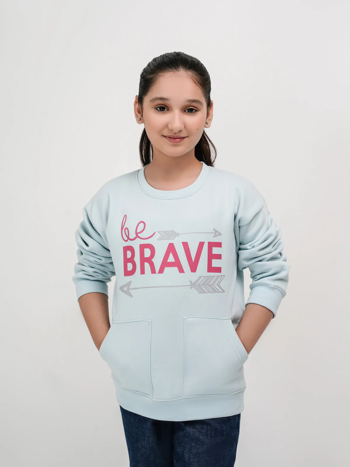 "KISHWAN" Stylish Front Pocket Sweatshirt - Image 2