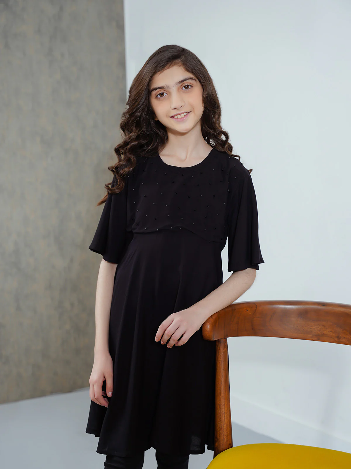 "KLACIA" Classic Regular Cotton Dress - Image 2