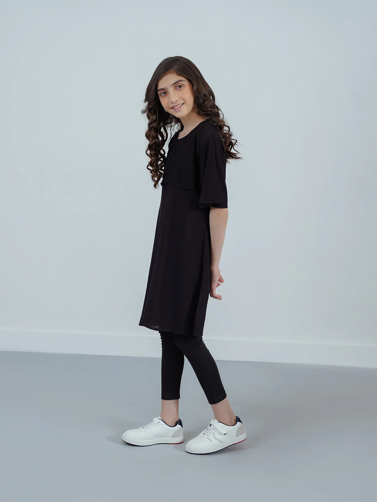 "KLACIA" Classic Regular Cotton Dress - Image 3