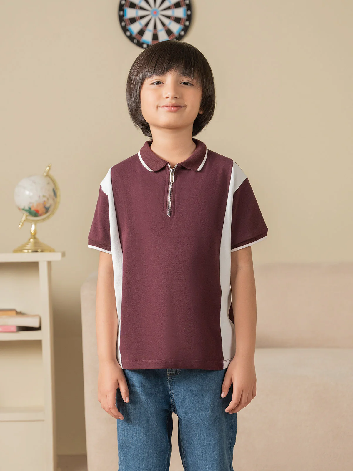 "KOLTAN" Printed Regular Fit Polo Shirt