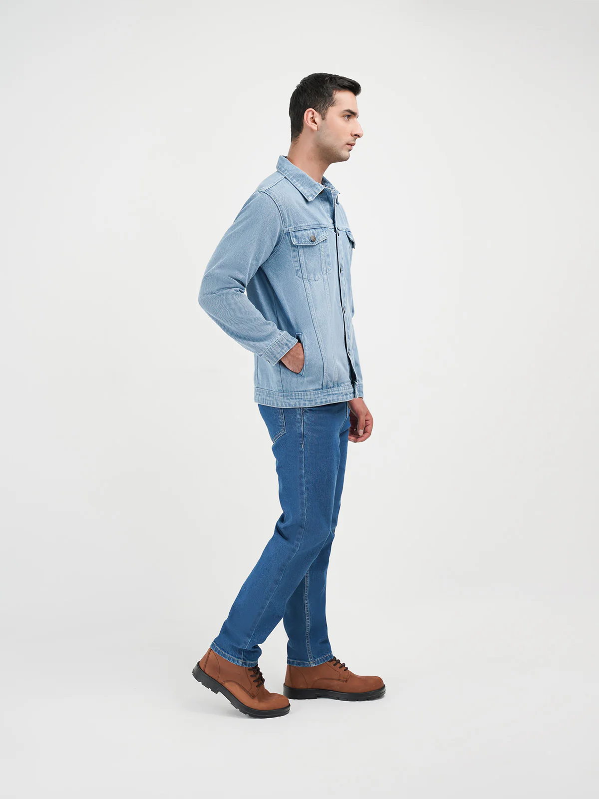 "KORONIS" Casual Denim Jacket - Image 3