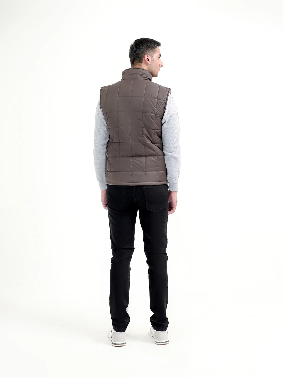 "KRAZ" Sleeveless Zipper Puffer Jacket - Image 5