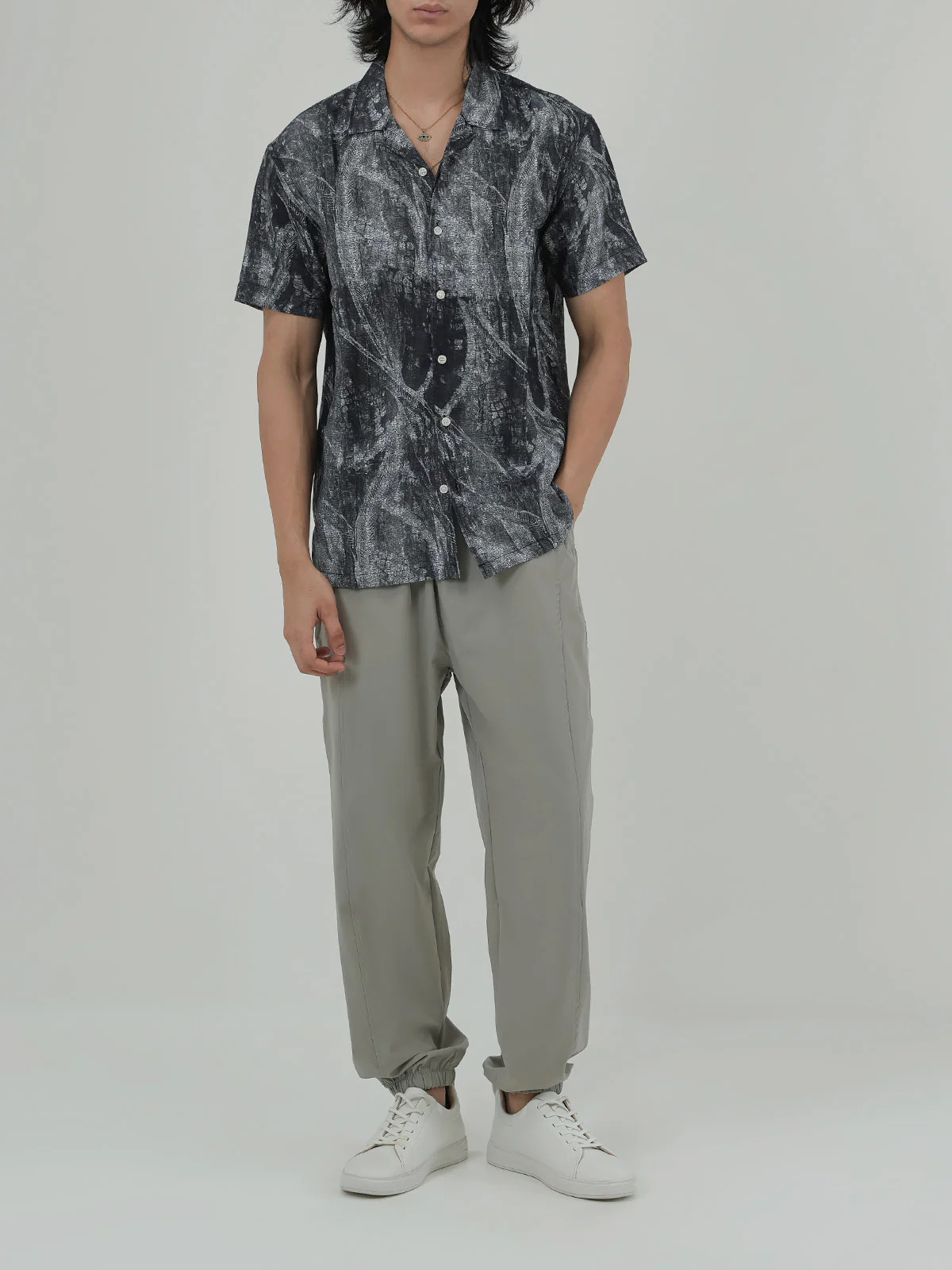 "LIANG" Printed Regular Fit Casual Shirt - Image 2