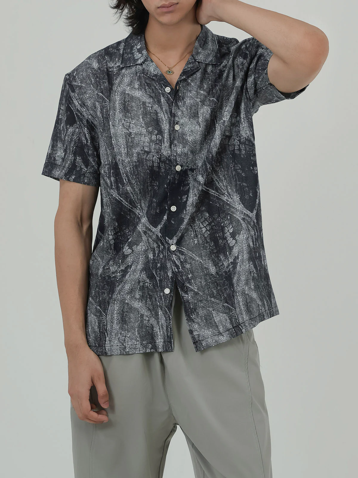 "LIANG" Printed Regular Fit Casual Shirt - Image 4