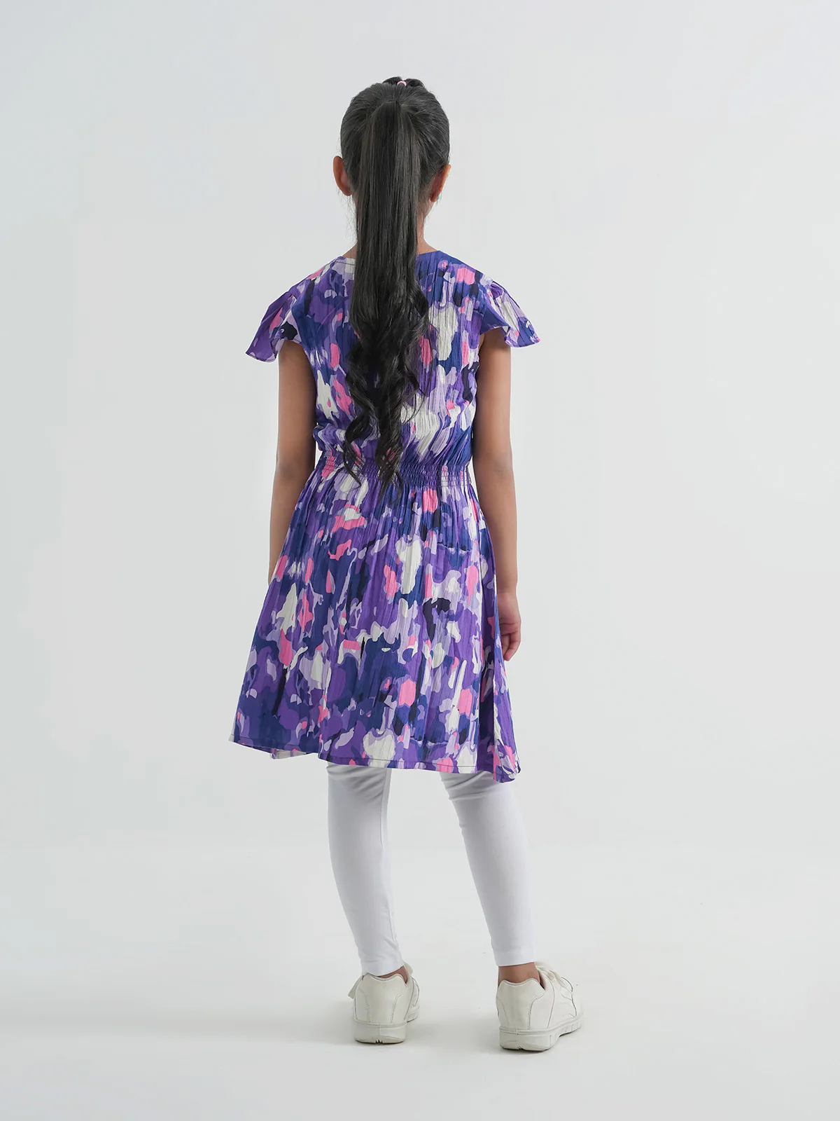 "LINCOLN" Regular Printed Cotton Dress - Image 5