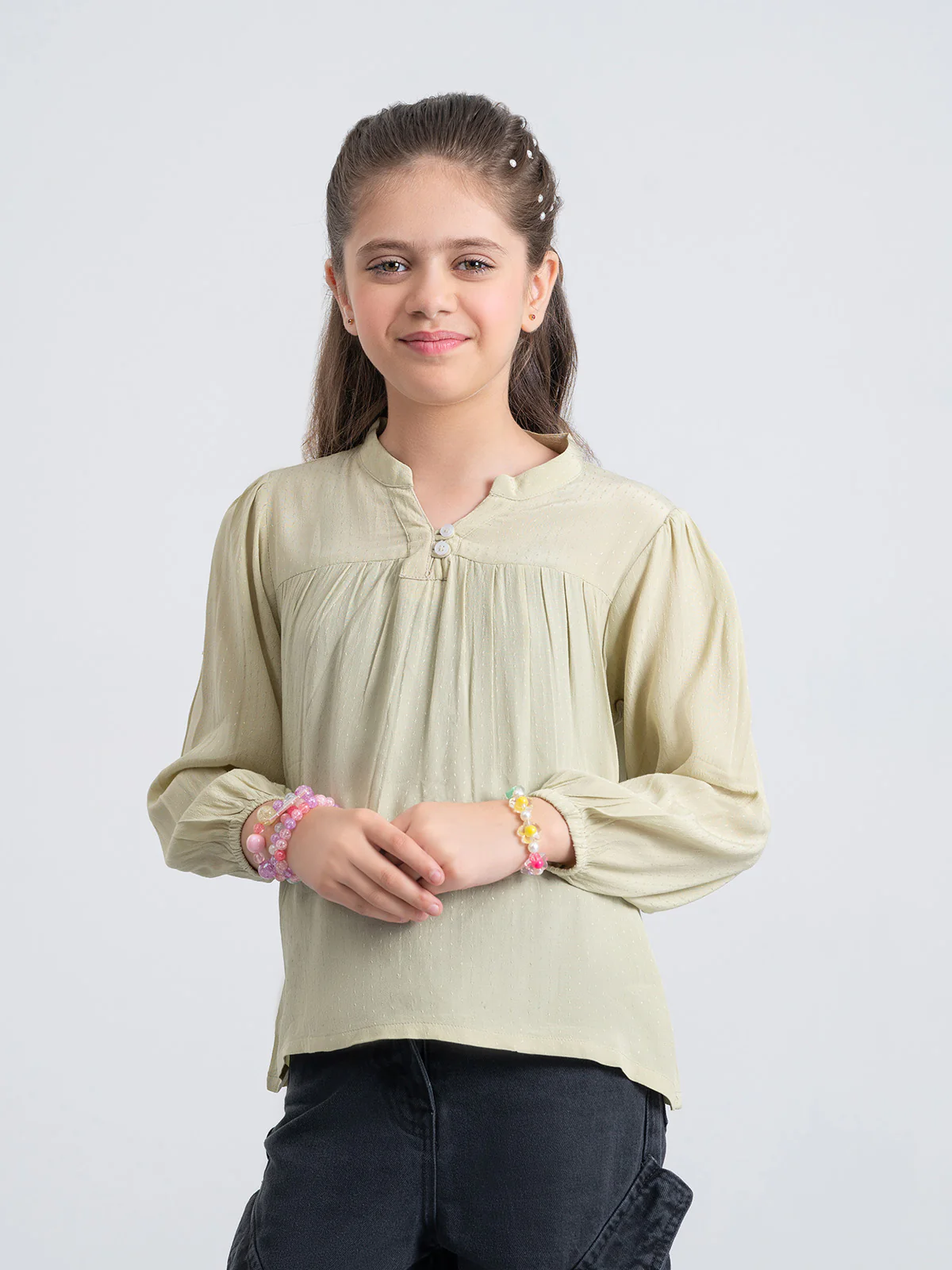 "LONATO" Regular Fit Cotton Top - Image 2