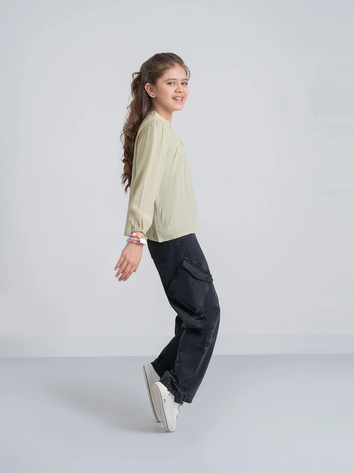 "LONATO" Regular Fit Cotton Top - Image 3