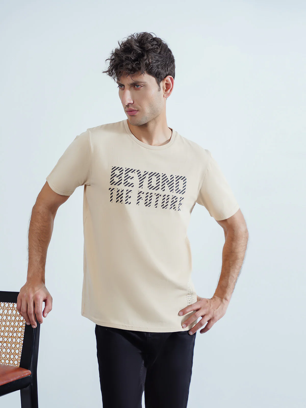 "LOUISE" Graphic Regular Fit T-Shirt - Image 2