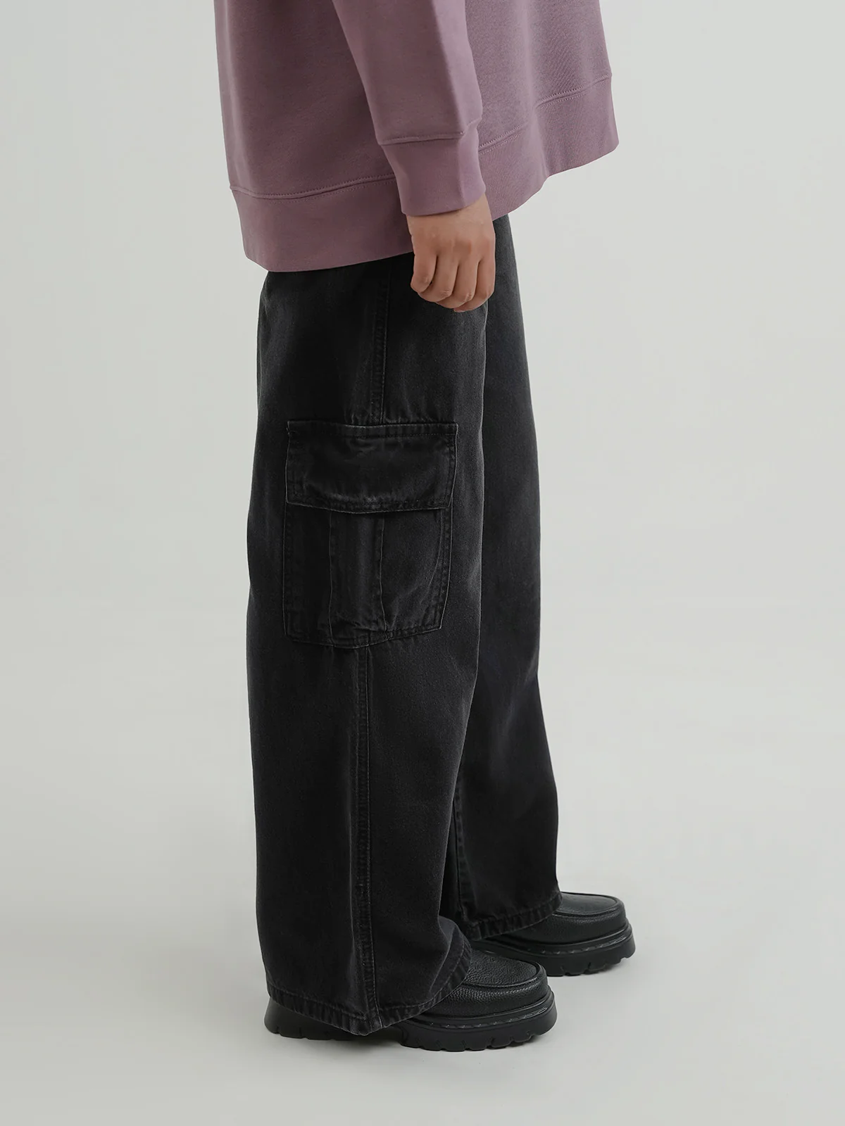 "MAIANO" Casual  Cargo Fit Denim Pant - Image 2