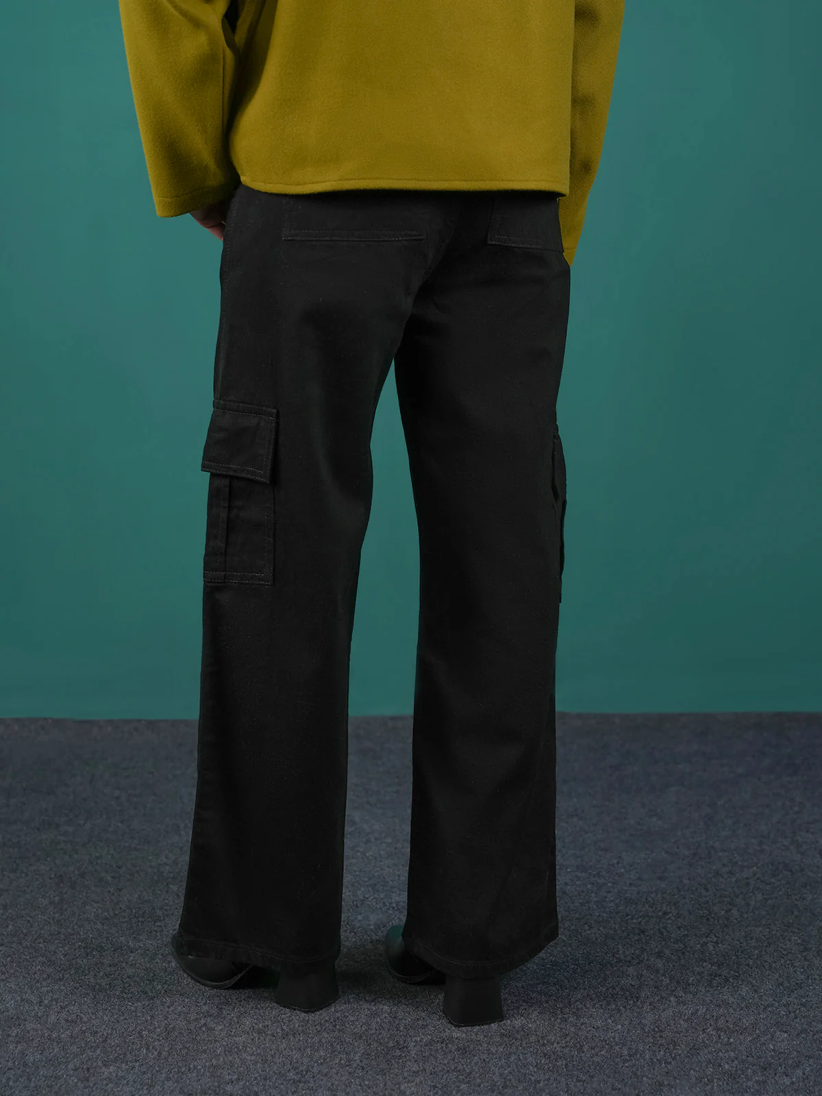 "MAIANO" Casual  Cargo Fit Denim Pant - Image 4