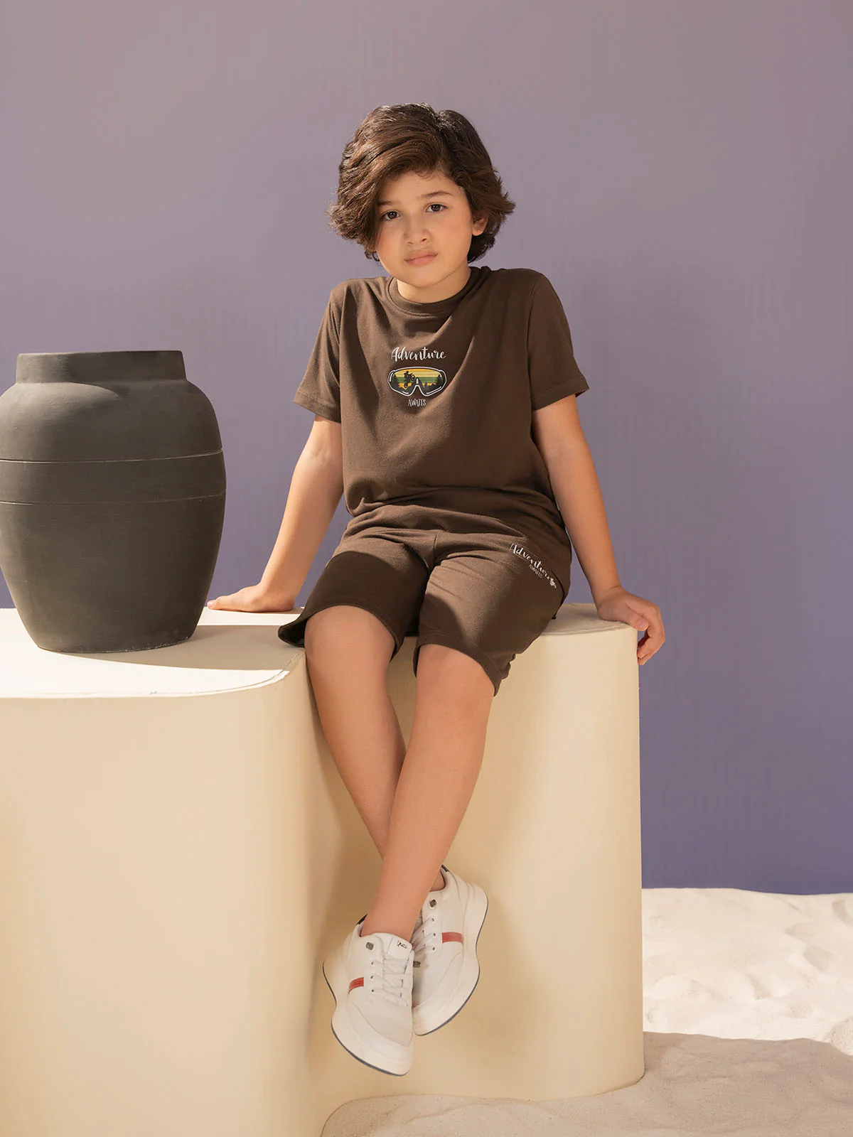 "MALTI" Graphic Regular Fit Co Ord Set - Image 3