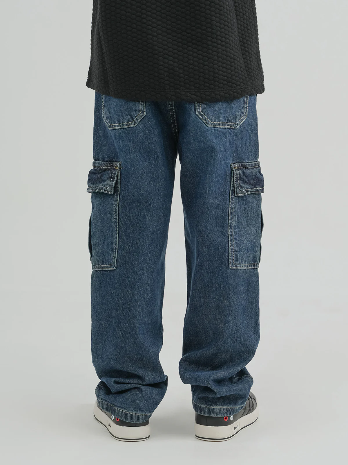 "MANDELL" Perfect Cargo Fit Denim Pant - Image 4
