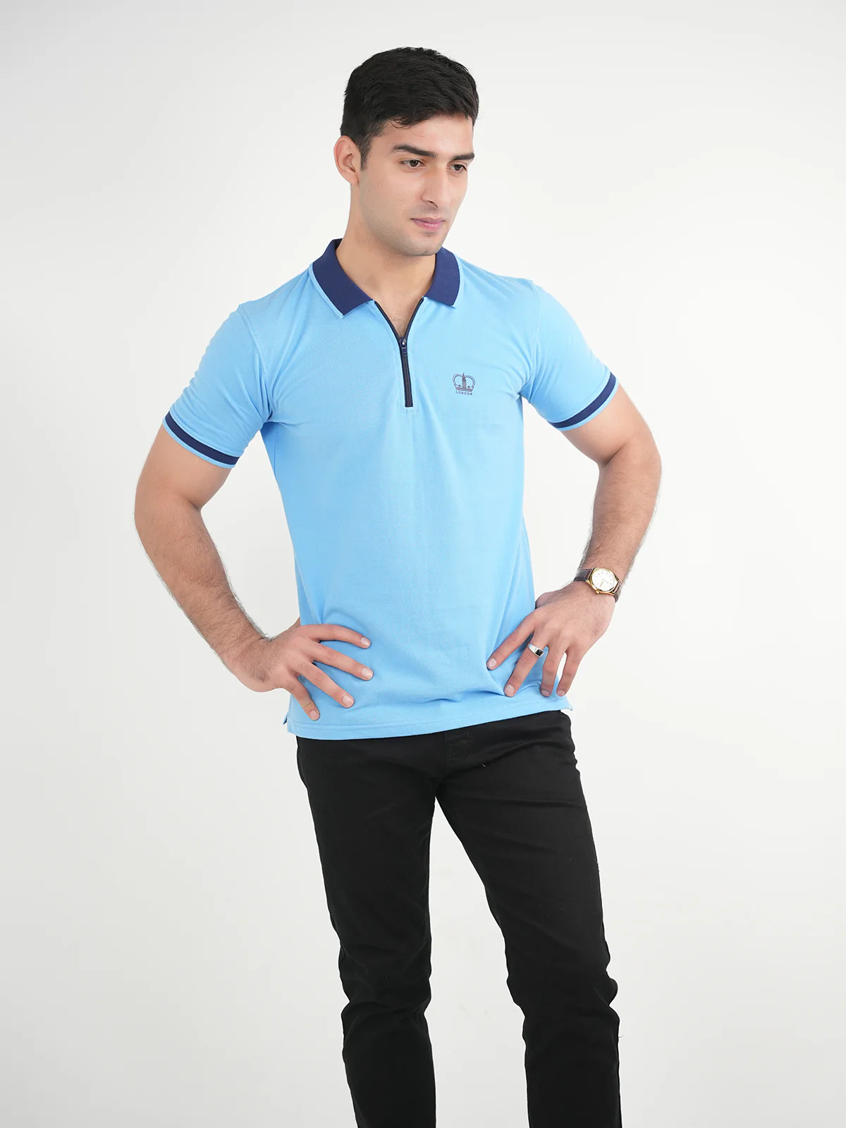 "MANSOUR" Casual Summer Polo Shirt - Image 3