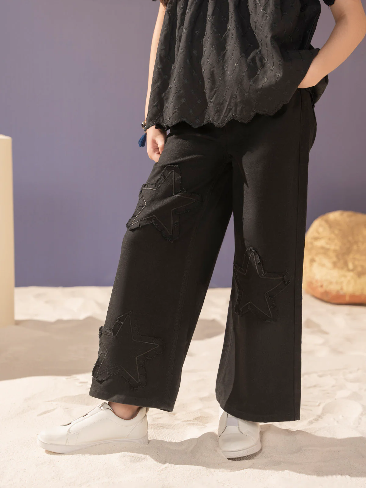 "MARCIA" Wide Leg Denim Jeans