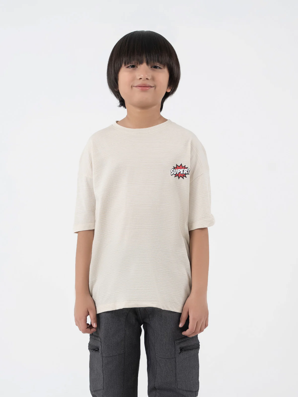 "MARIAN" Basic Drop Shoulder T-Shirt