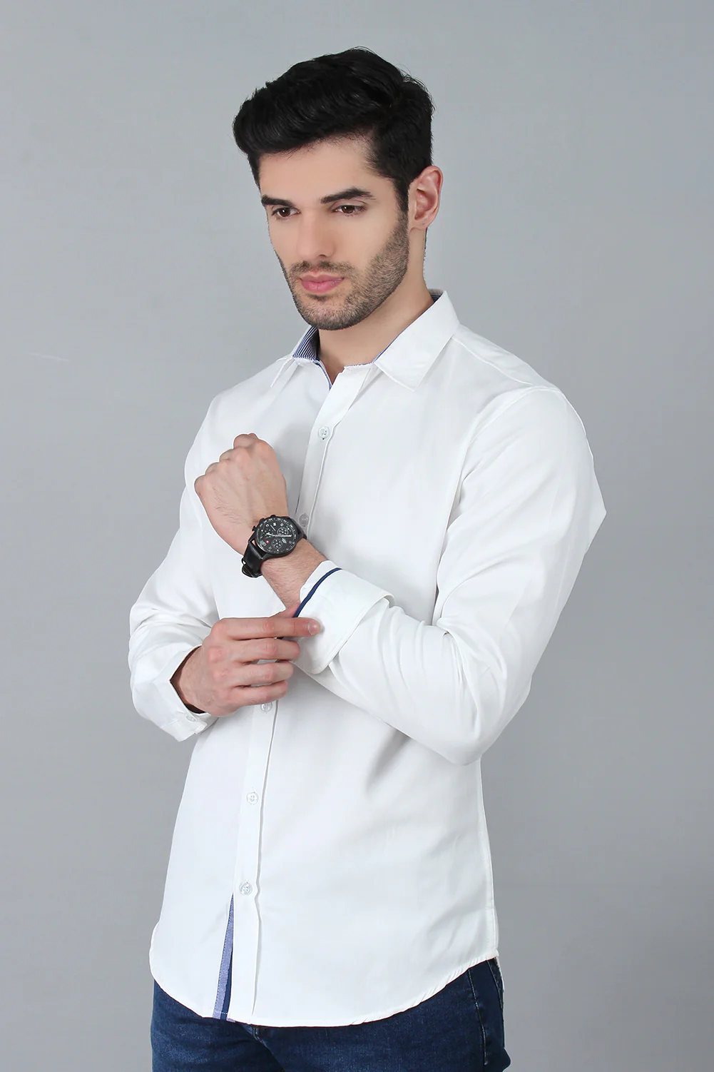 Men's "LIAM" Tri-Blend Short Sleeve Track Shirt - Image 3