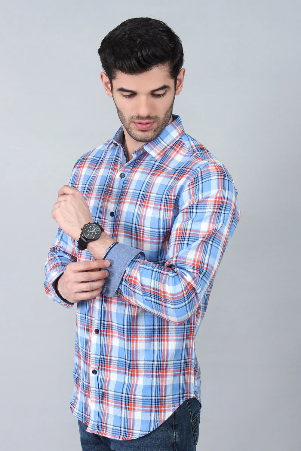 Men's "RHEA" Stay Tucked Crew Casual Shirt - Image 2