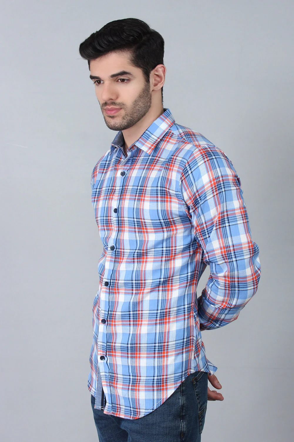 Men's "RHEA" Stay Tucked Crew Casual Shirt - Image 4