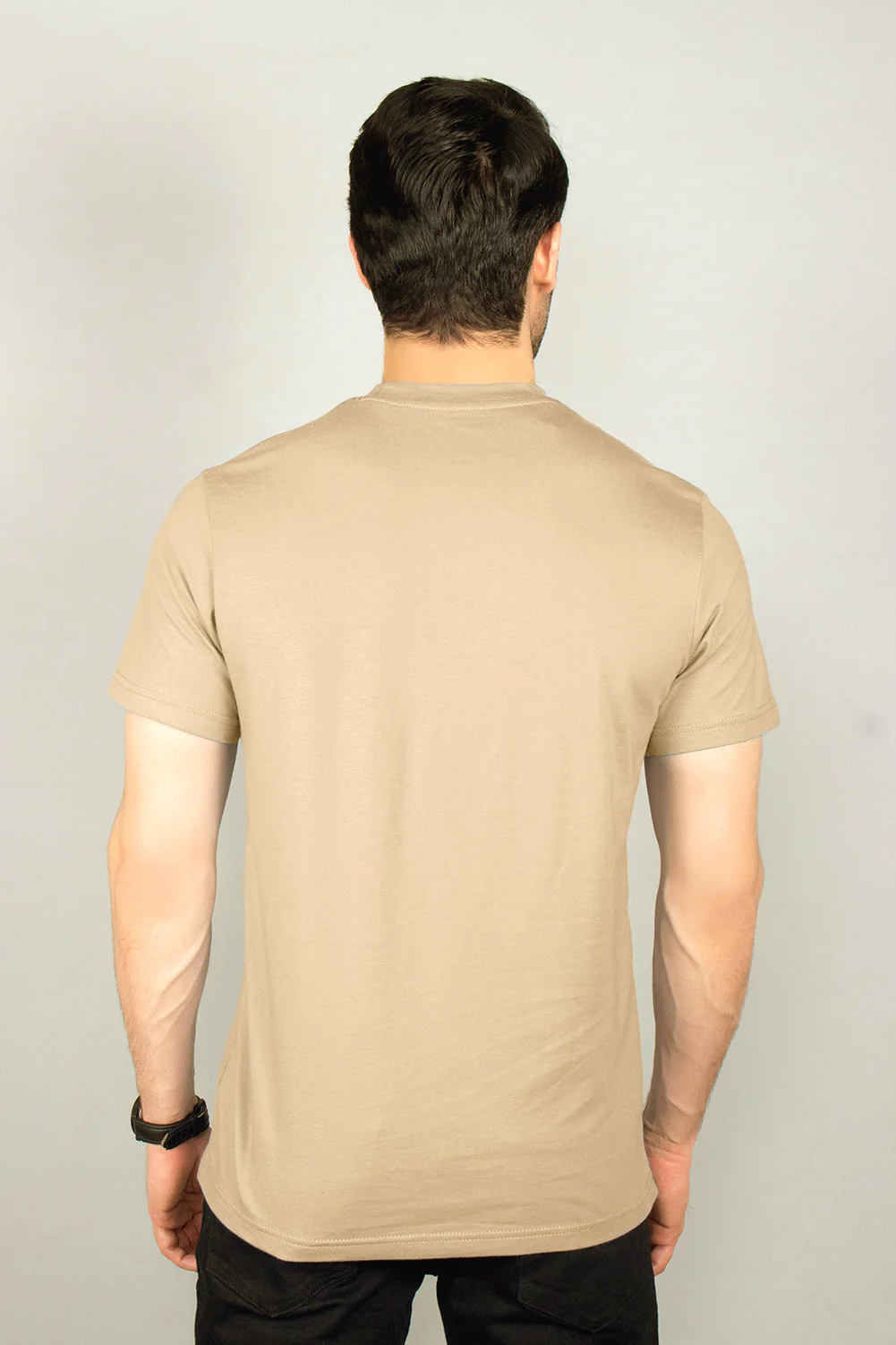 Mens "ROCIO" Basic Cotton Crew Neck T-Shirt - Image 4