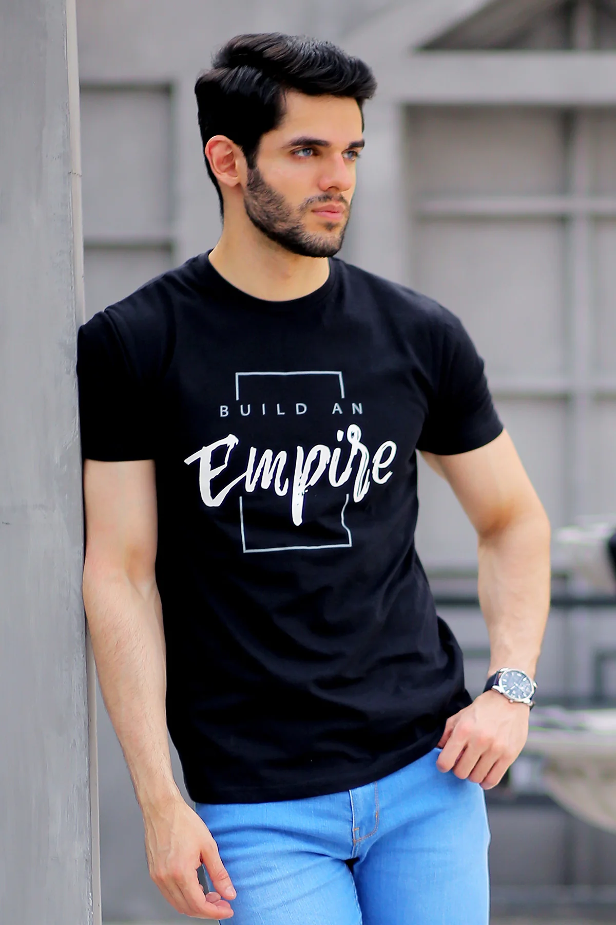 Mens "VESILE" Crew Neck Summer T-Shirt - Image 2