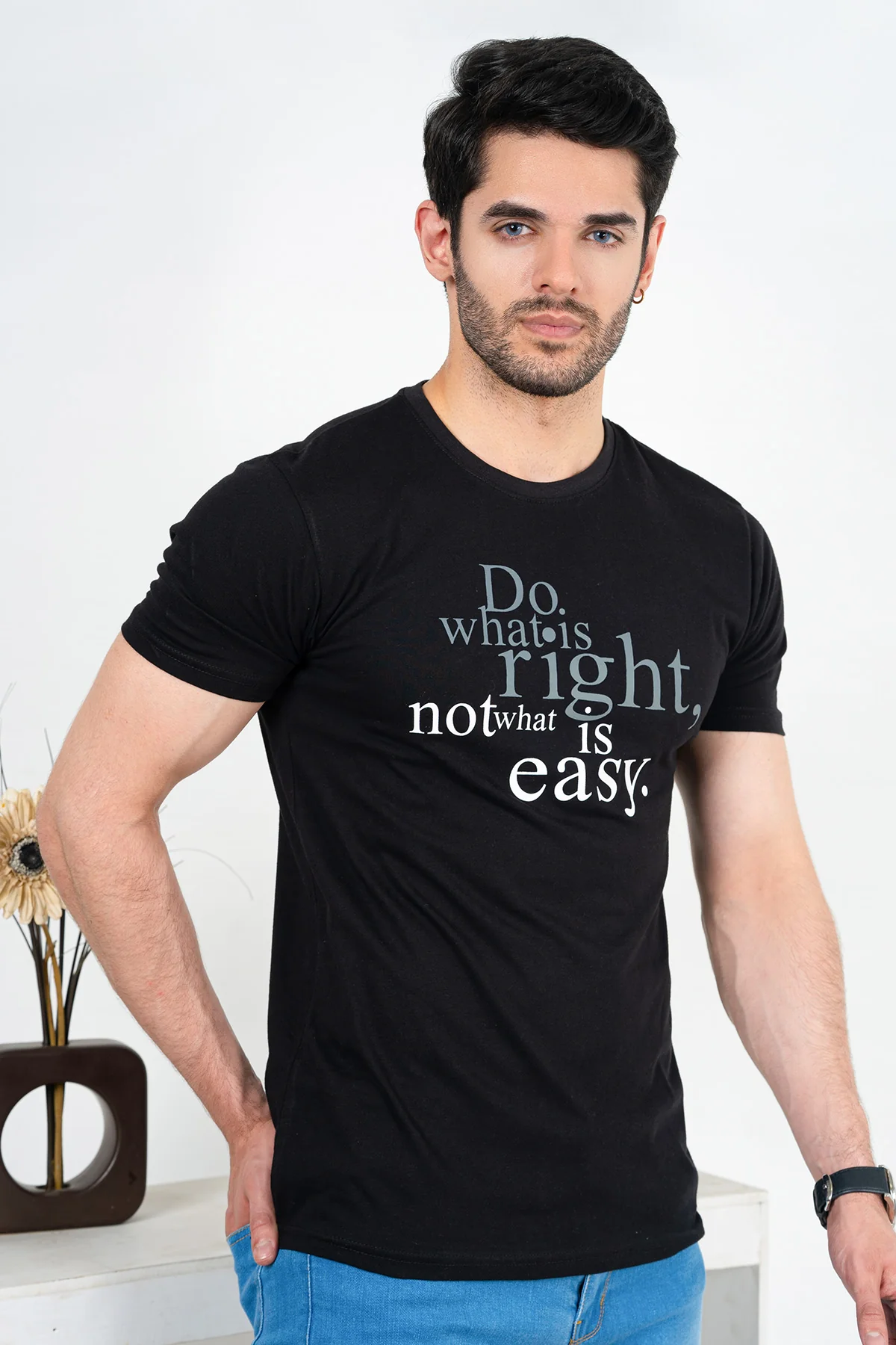 Mens "YILDIZ" Crew Neck Summer T-Shirt