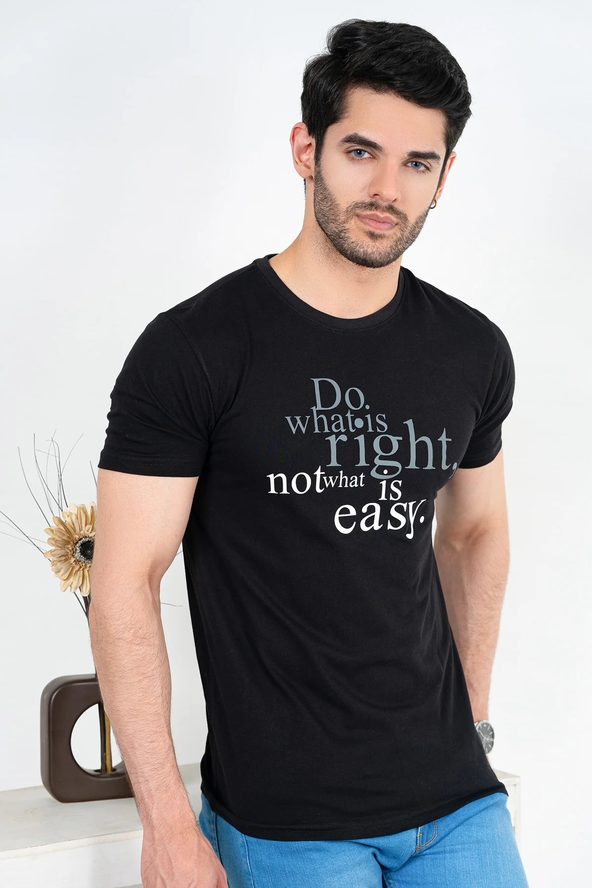 Mens "YILDIZ" Crew Neck Summer T-Shirt - Image 2