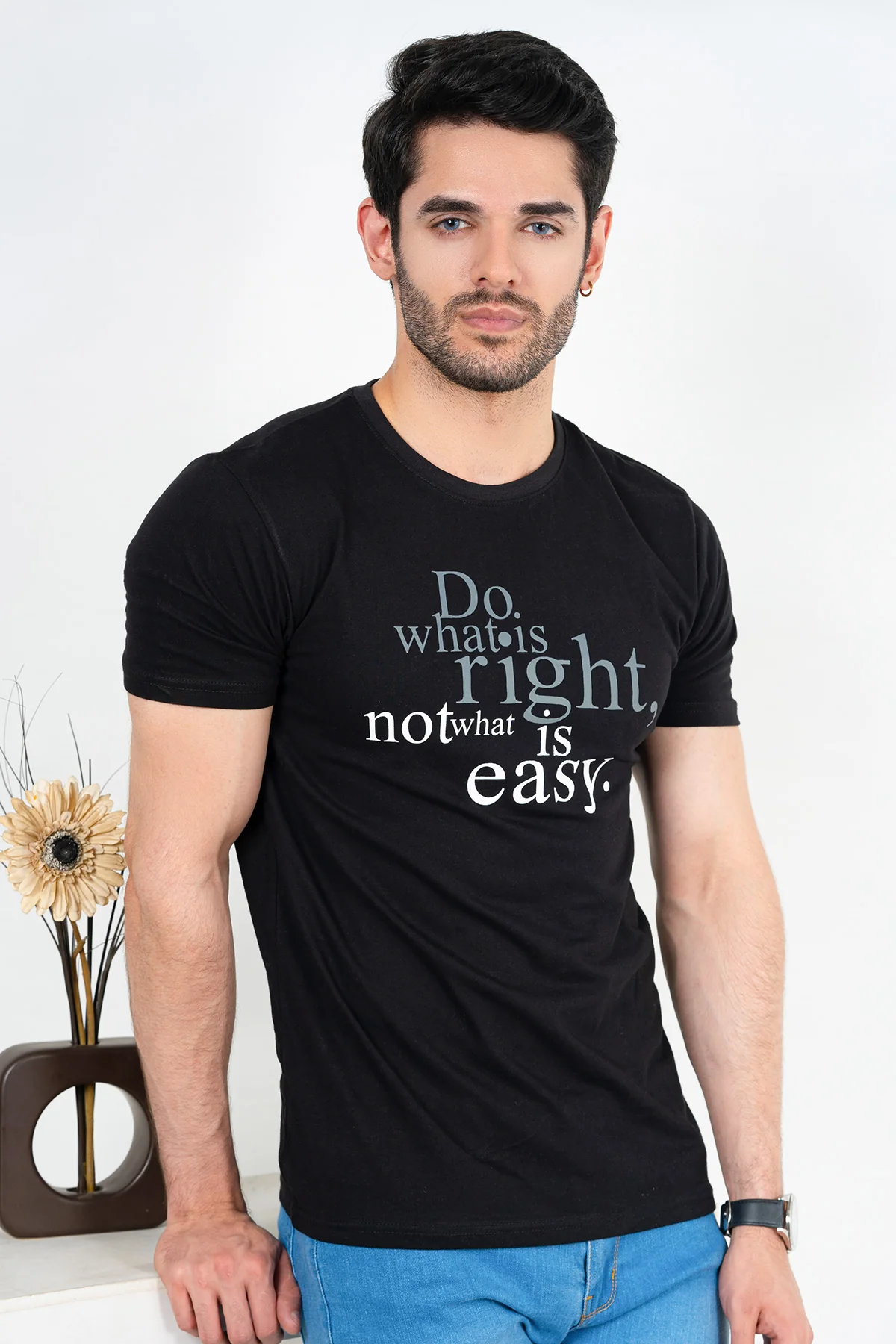 Mens "YILDIZ" Crew Neck Summer T-Shirt - Image 3